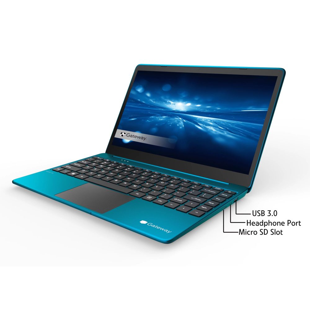 Gateway 14.1" Ultra Slim Notebook, FHD, Intel® Core™ i5-1135G7, Quad Core, Intel® Iris® Xe Graphics, 16GB RAM, 512GB SSD, Tuned by THX™, Fingerprint Scanner, 1MP Webcam, HDMI, Windows 10 Home