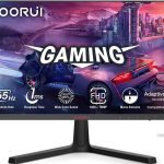 KOORUI 24 inch High-Performance 165Hz/144Hz 1ms(MPRT) 100% sRGB Gaming Monitor,Adpitive sync,3-Side Borderless,FHD 1080P VA Computer Monitor,HDMI/DisplayPort,24E4