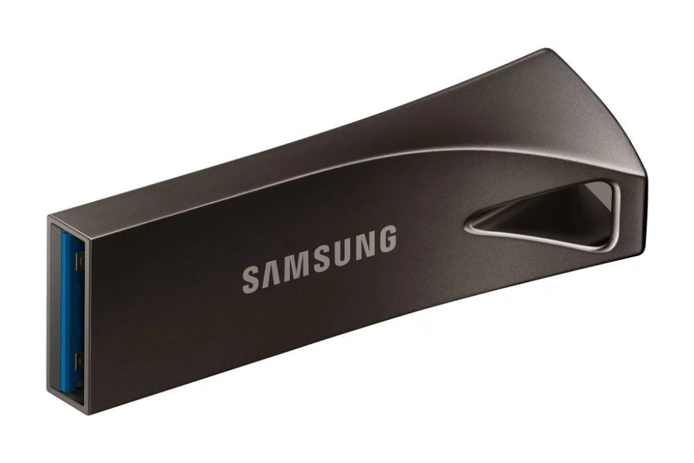 SAMSUNG BAR Plus 256GB - 400MB/s USB 3.1 Flash Drive Titan Gray (MUF-256BE4/AM)