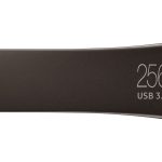 SAMSUNG BAR Plus 256GB – 400MB/s USB 3.1 Flash Drive Titan Gray (MUF-256BE4/AM)