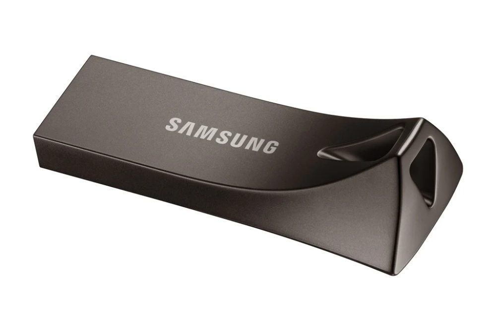 SAMSUNG BAR Plus 256GB - 400MB/s USB 3.1 Flash Drive Titan Gray (MUF-256BE4/AM)