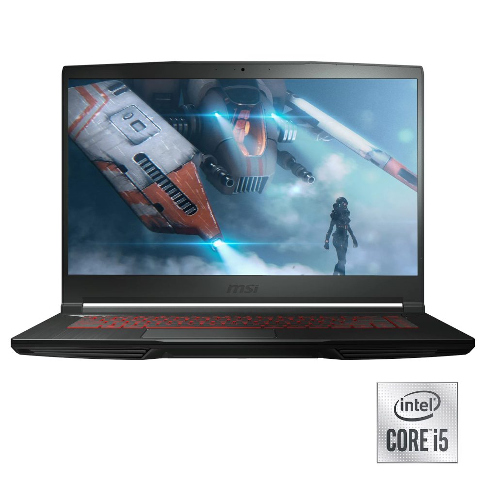 MSI GF63 Thin 11UC-1276US 15.6" Gaming Laptop, 144Hz, Intel Core i5-11500H, NVIDIA GeForce RTX 3050 4GB, 16GB DDR4 Memory, 512GB NVMe SSD, Windows 11