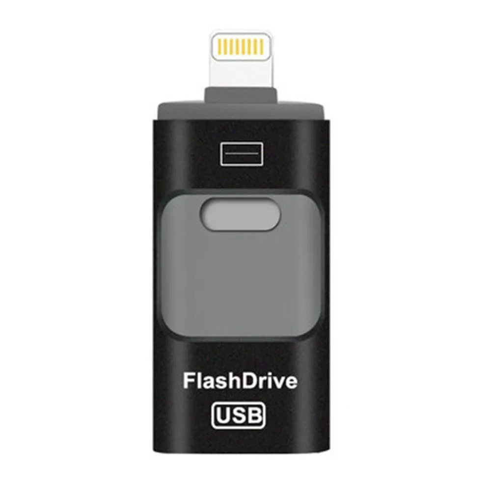 Flash Drive, 3 in 1 USB 3.0 Memory Stick, Photo Stick External Storage Thumb Drive for iPhone iPad Android Computer