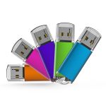 Kootion 16GB USB 2.0 Flash Drive Thumb Drives Memory Stick, 5 Mixed Colors: Blue, Purple, Pink, Green, Orange 5 Pack