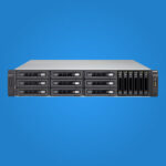 QNAP 15-bay 10GbE NAS and ISCS server