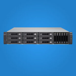 QNAP 15-bay 10GbE NAS and ISCS server