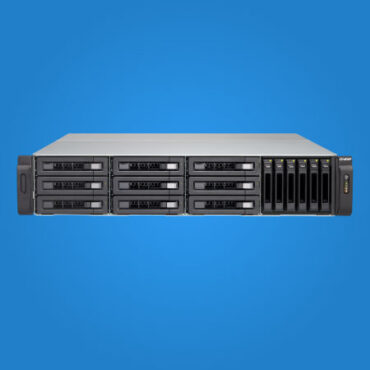 QNAP 15-bay 10GbE NAS and ISCS server